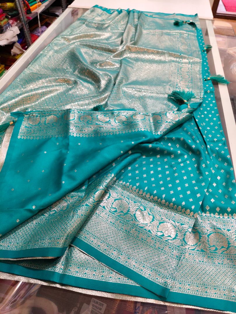 Semi Silk Brocade Butta Rich Pallu SHOBHA-0000813C