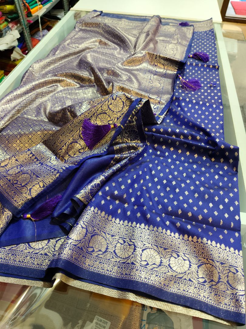 Semi Silk Brocade Butta Rich Pallu SHOBHA-0000813G